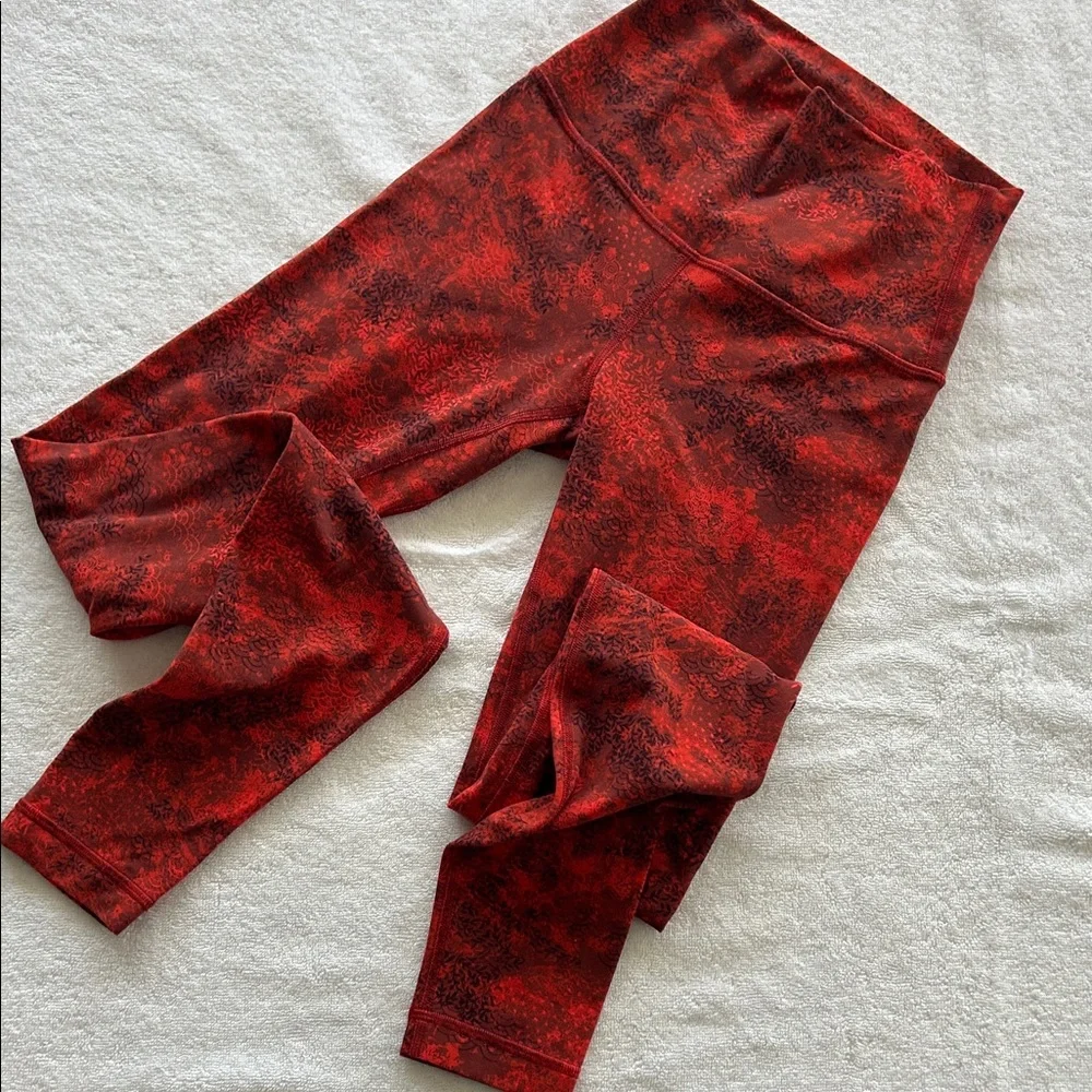 Lulu lemon lunar new year align pant 28” size 2